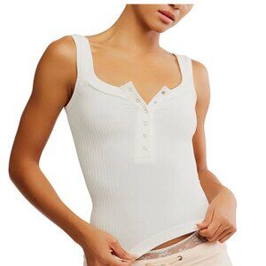 Free People Clean Slate Henley Tank